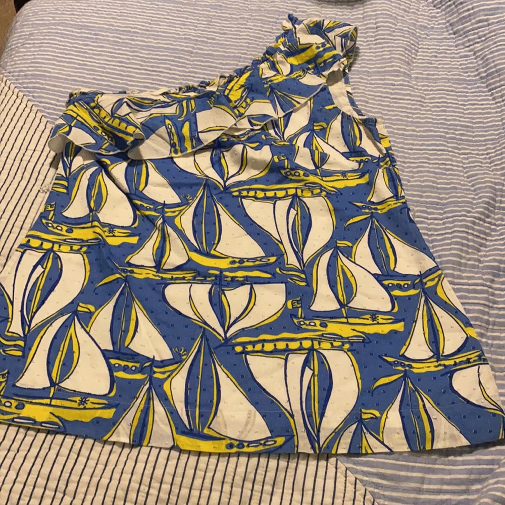 Host pick 🎉 Lilly Pulitzer Janine Top in Docksider - Picture 2 of 3